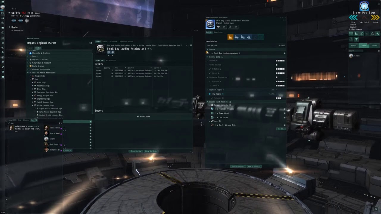 T1 & T2 Rig Production - Eve Online - Industry Guide - November 2018