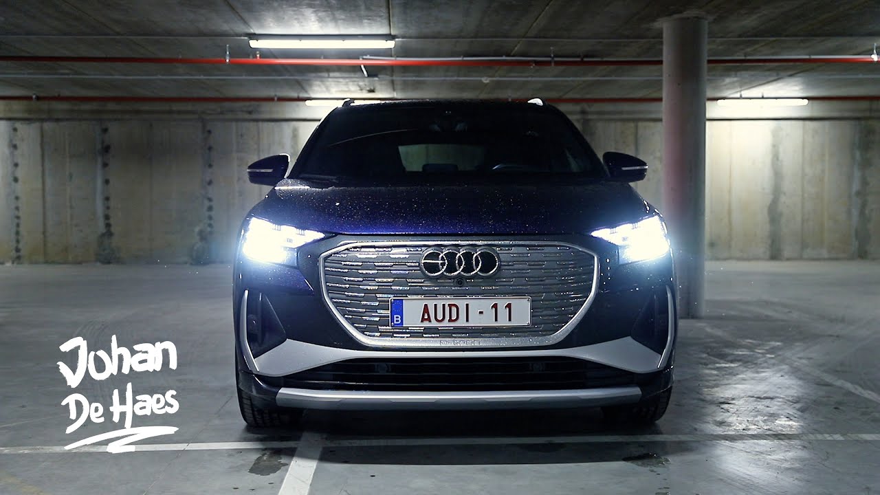 AUDI Q4 40 E-TRON 204HP NIGHT POV TEST DRIVE I DEMO MATRIX LIGHTS
