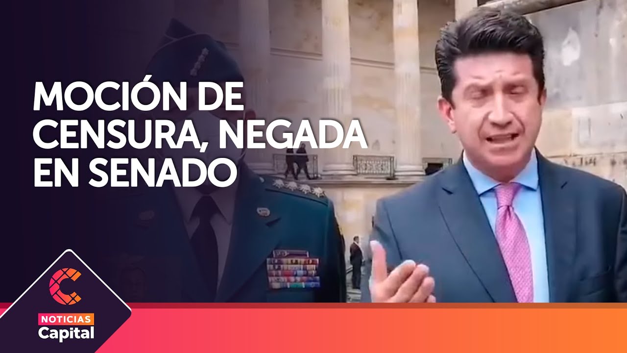 Negada moci&oacute;n de censura en el Senado contra Diego Molano