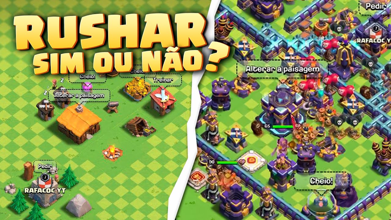 (ATUALIZADO 2023) COMO RUSHAR QUALQUER VILA NO CLASH OF CLANS DA FORMA CERTA! (GUIA COMPLETO!)