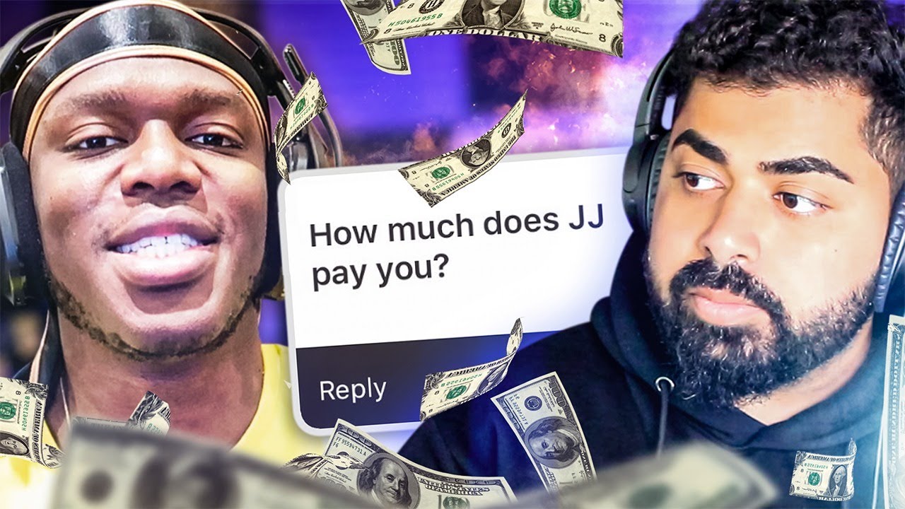HOW MUCH DOES JJ PAY ME? ft KSI | THE MOST HONEST Q&A