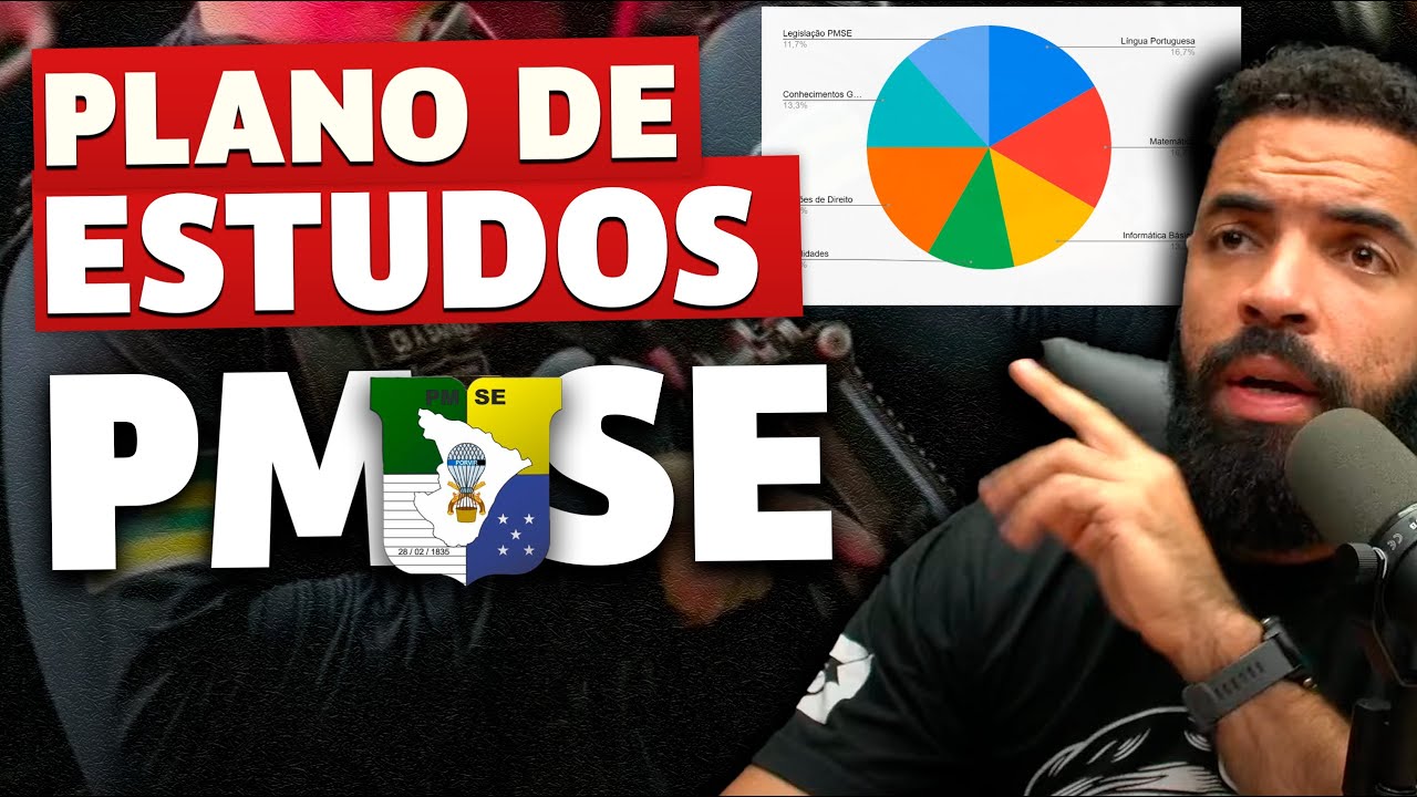 Plano de Estudos PMSE: Como se Preparar para a Pol&iacute;cia Militar de Sergipe!