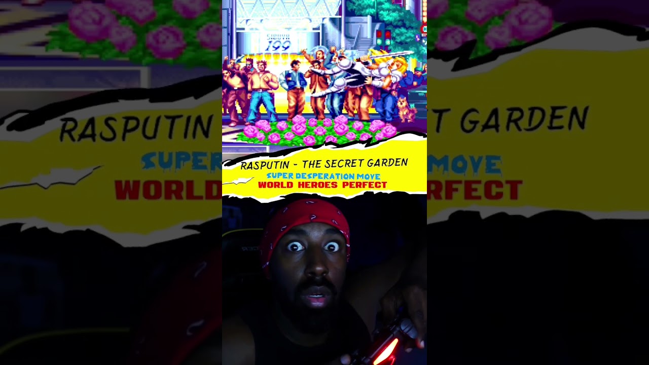 Rasputin Super Desperation Move!  ( World Heroes Perfect ) #fgc #fightinggames