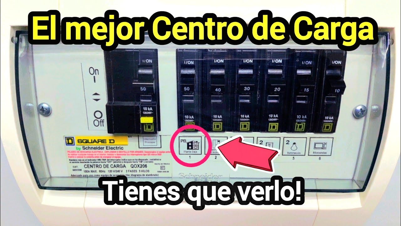 🔴ESTE es el MEJOR Centro de Carga Para Las INSTALACIONES EL&Eacute;CTRICAS🔴⚡️