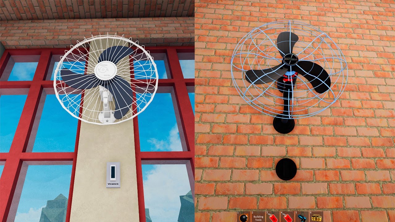 A CASA DOS VENTILADORES DE PAREDE | The House of Wall Fans