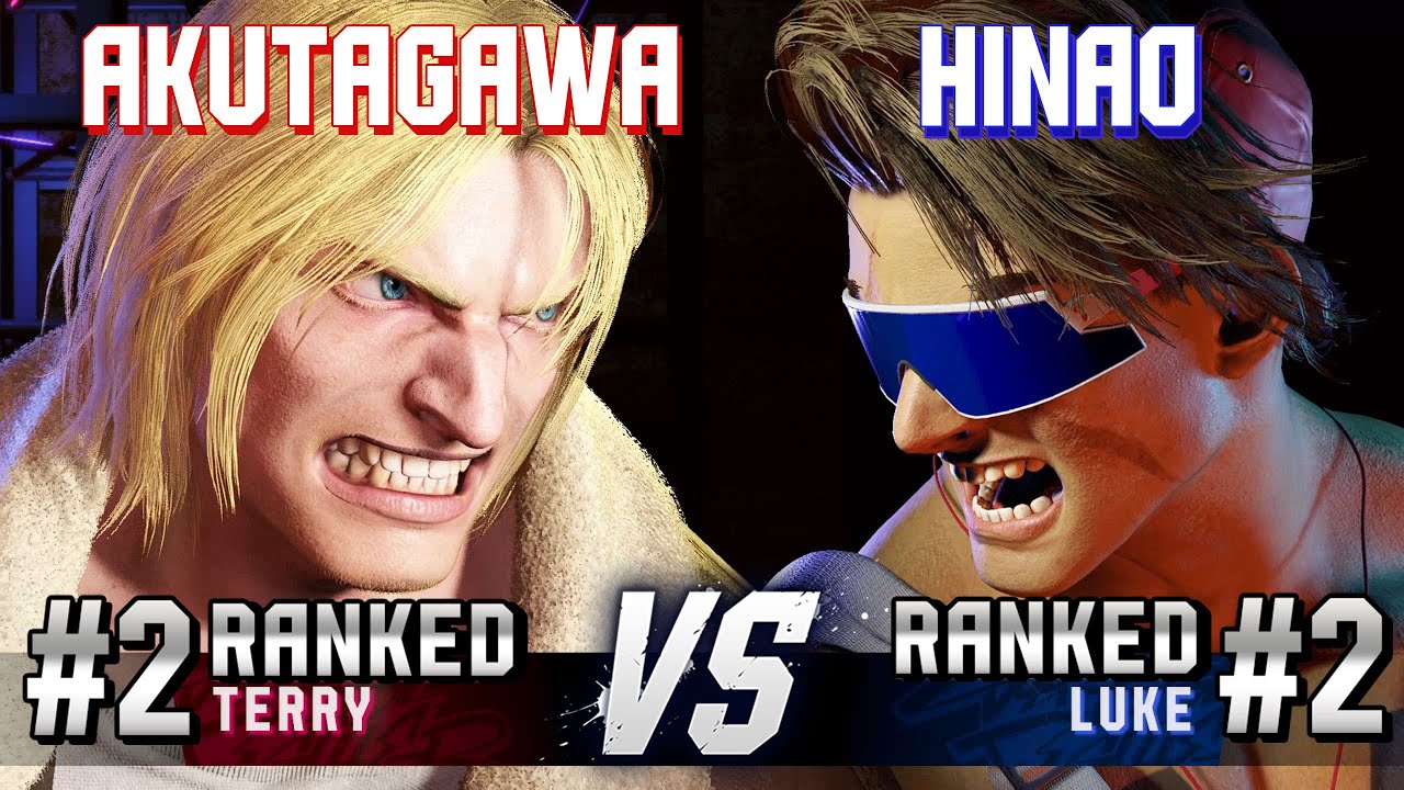 SF6 ▰ AKUTAGAWA (#2 Ranked Terry) vs HINAO (#2 Ranked Luke) ▰ High Level Gameplay