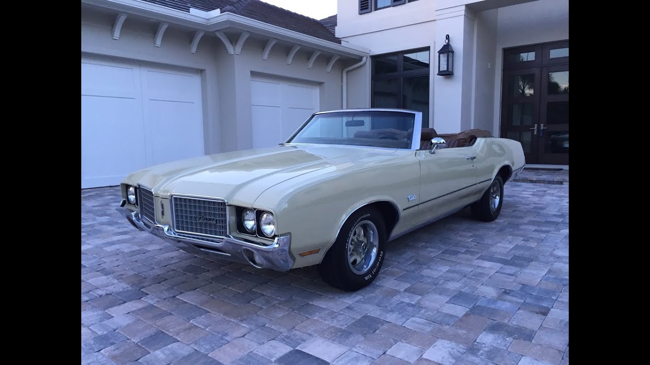 SOLD- 1972 Oldsmobile Cutlass Supreme Convertible SOLD-
