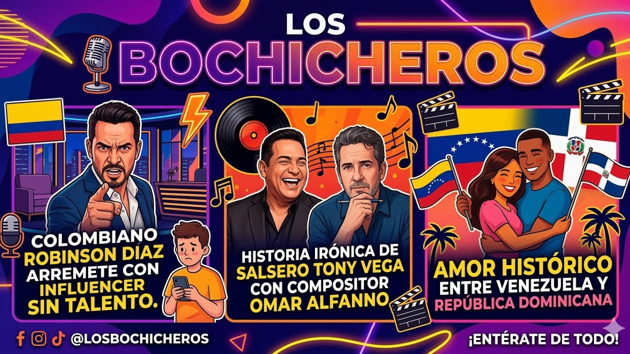 colombiano robinson diaz arremete con influencer sin talento 