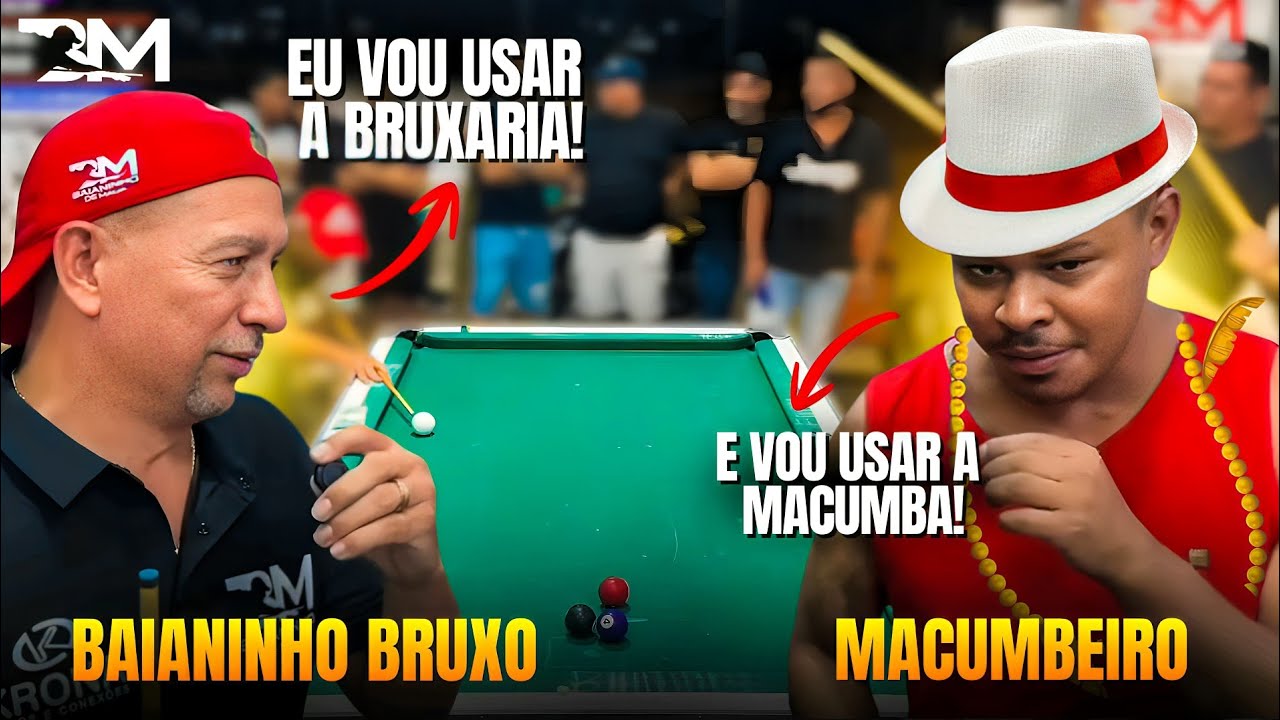 O BRUXO DA SINUCA VS O MACUMBEIRO DA SINUCA #sinuca 