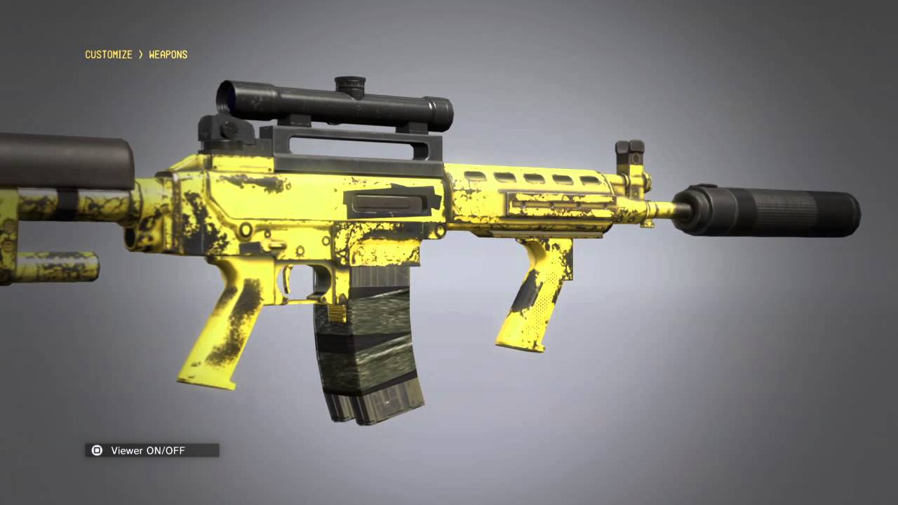 Gun Customisation METAL GEAR SOLID V: THE PHANTOM PAIN