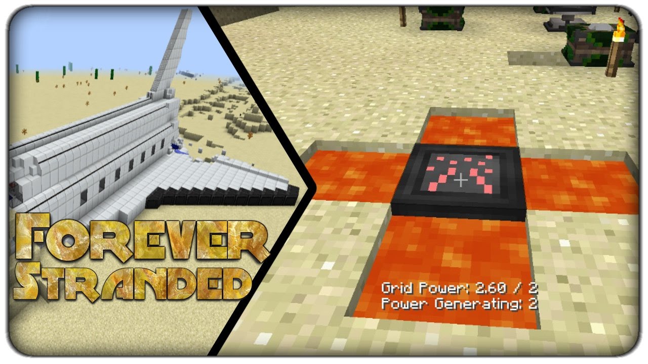 [Lets Play] Forever Stranded : E15 - Lava Powered Creative Flight