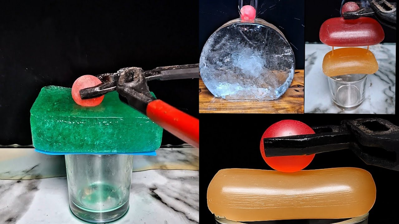 1000°C Hot Ball Challenge | Soap vs Glycerin vs Clear Ice (PASS or FAIL?)