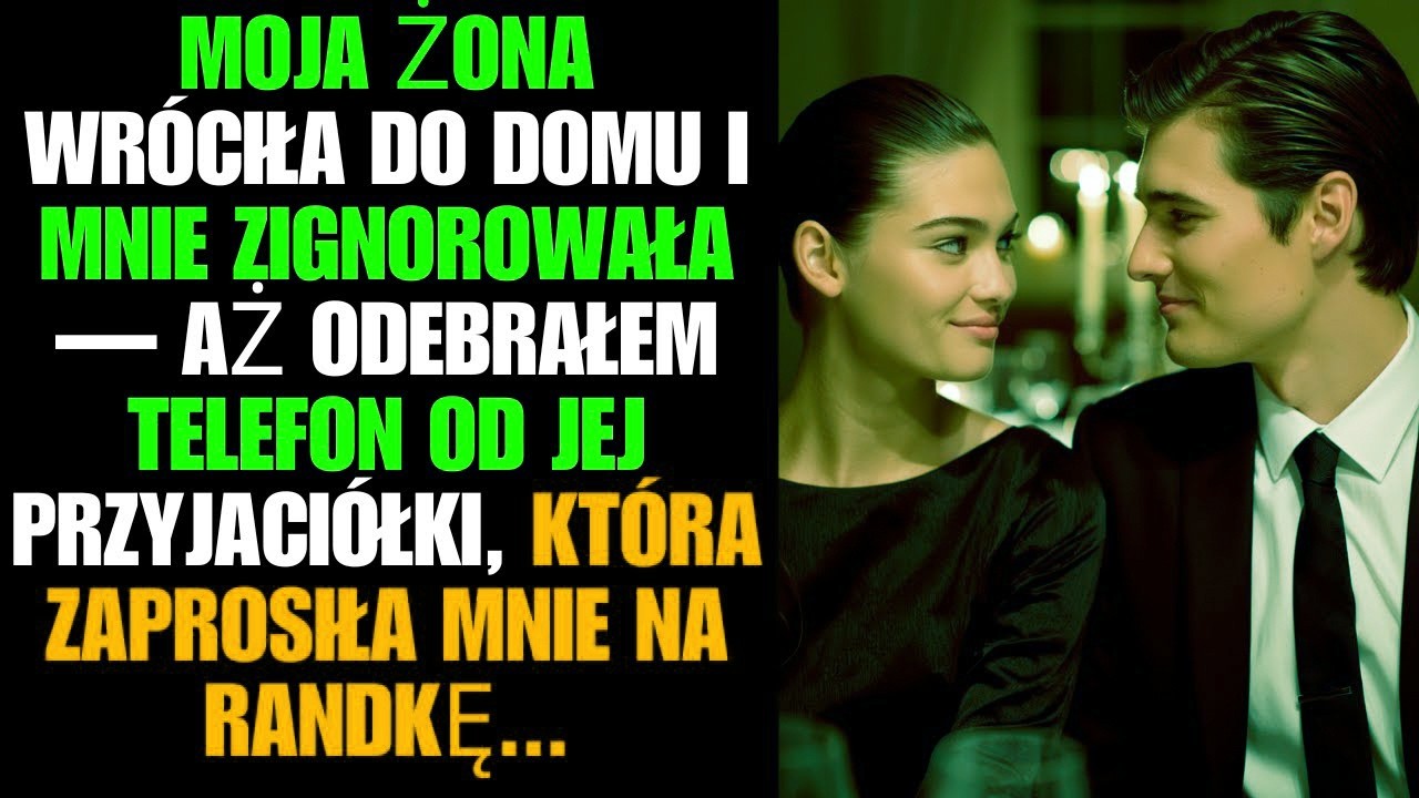 Moja żona wróciła do domu i mnie zignorowała — aż odebrałem telefon od jej przyjaciółki, która...