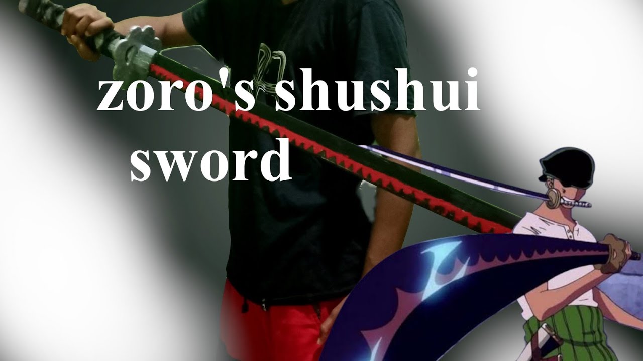 (One Piece) Making Zoro's shushui sword from popsicle sticks