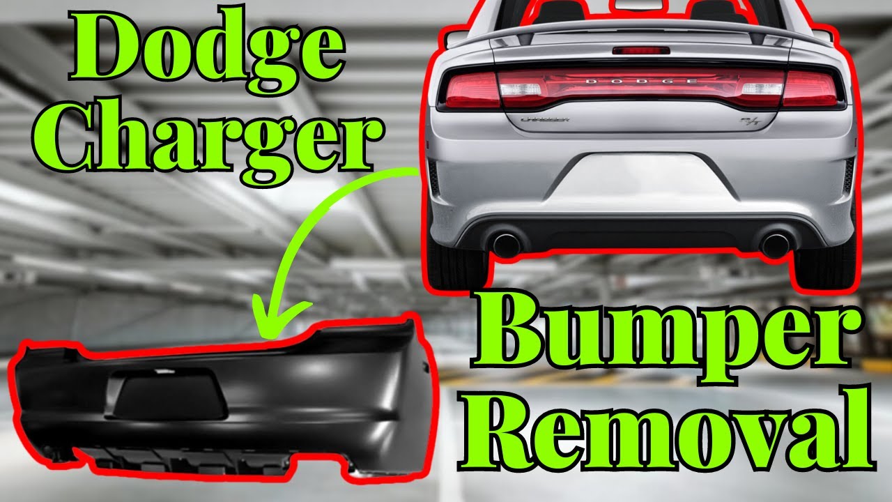 2011-2014 Dodge Charger Rear Bumper Removal (Fastest Way)