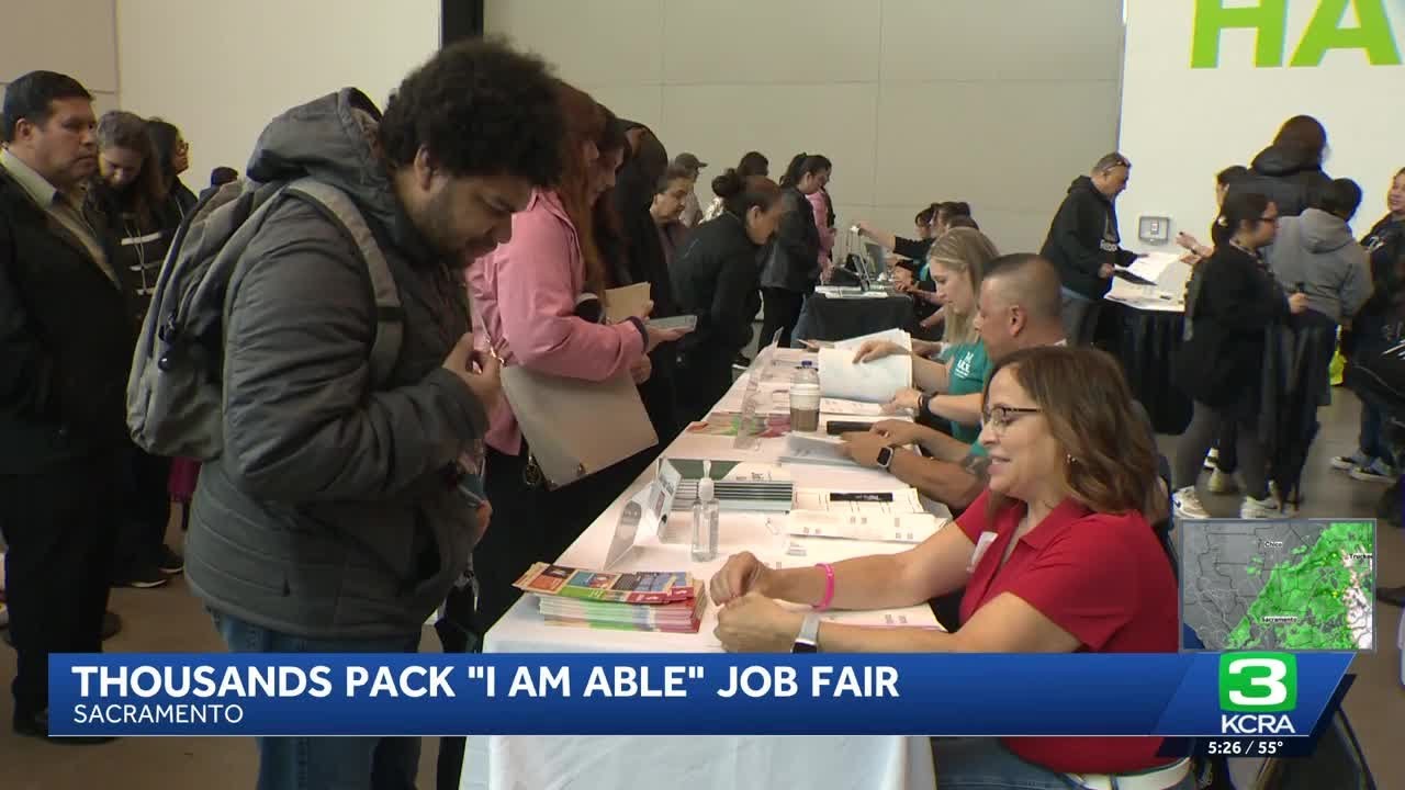 Thousands attend 'I AM ABLE' job fair in Sacramento