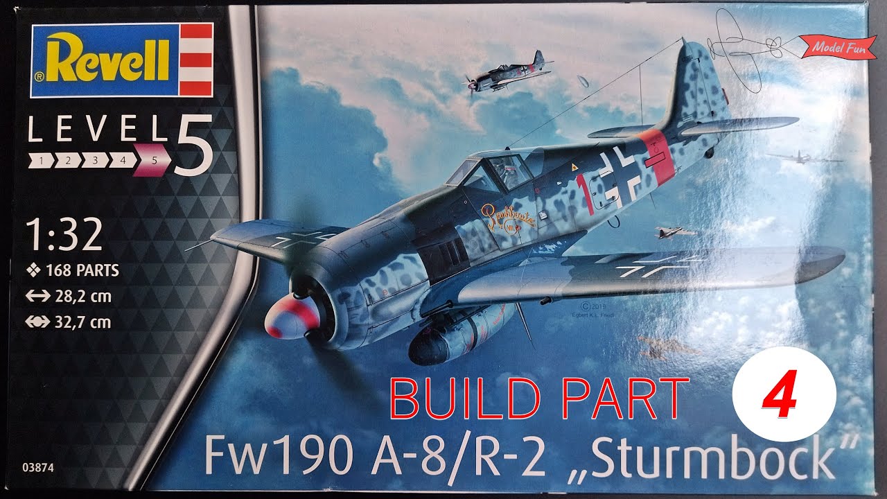 Fw190 A-8/R-2 Sturmbock. BUILD PART 4/4. Revell 1:32 03874