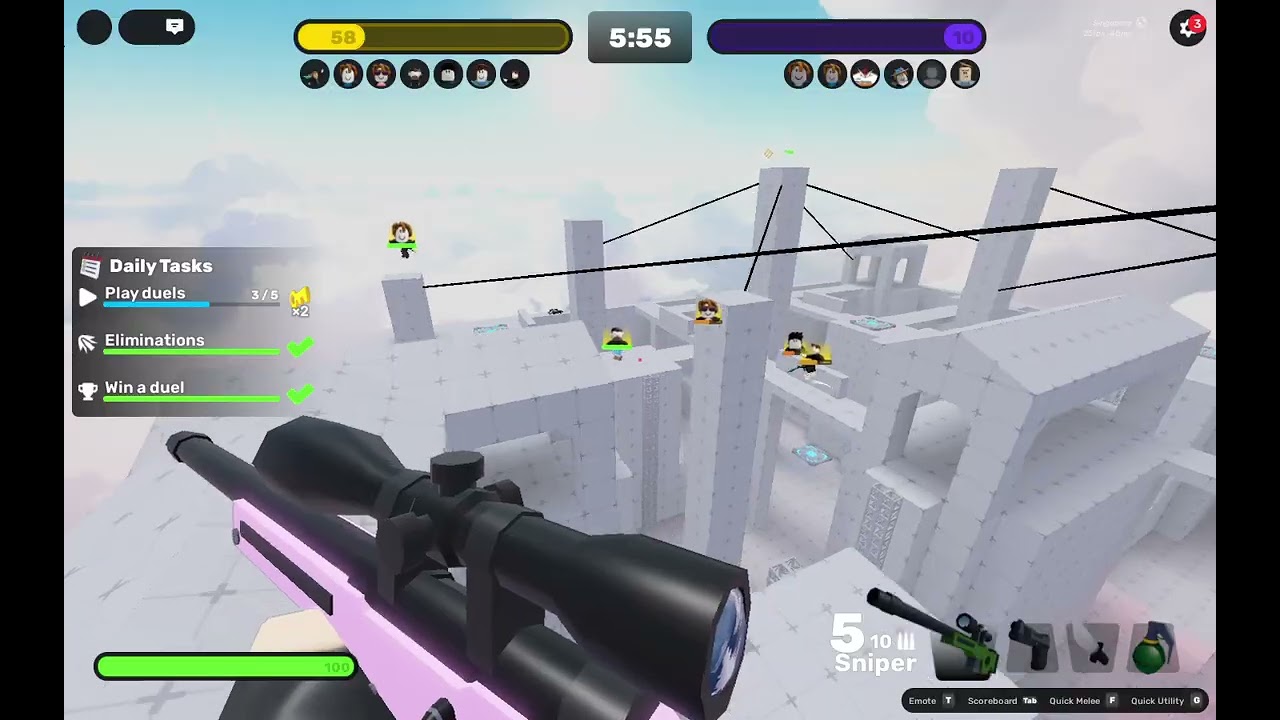 PLAYING ROBLOX RIVIALS