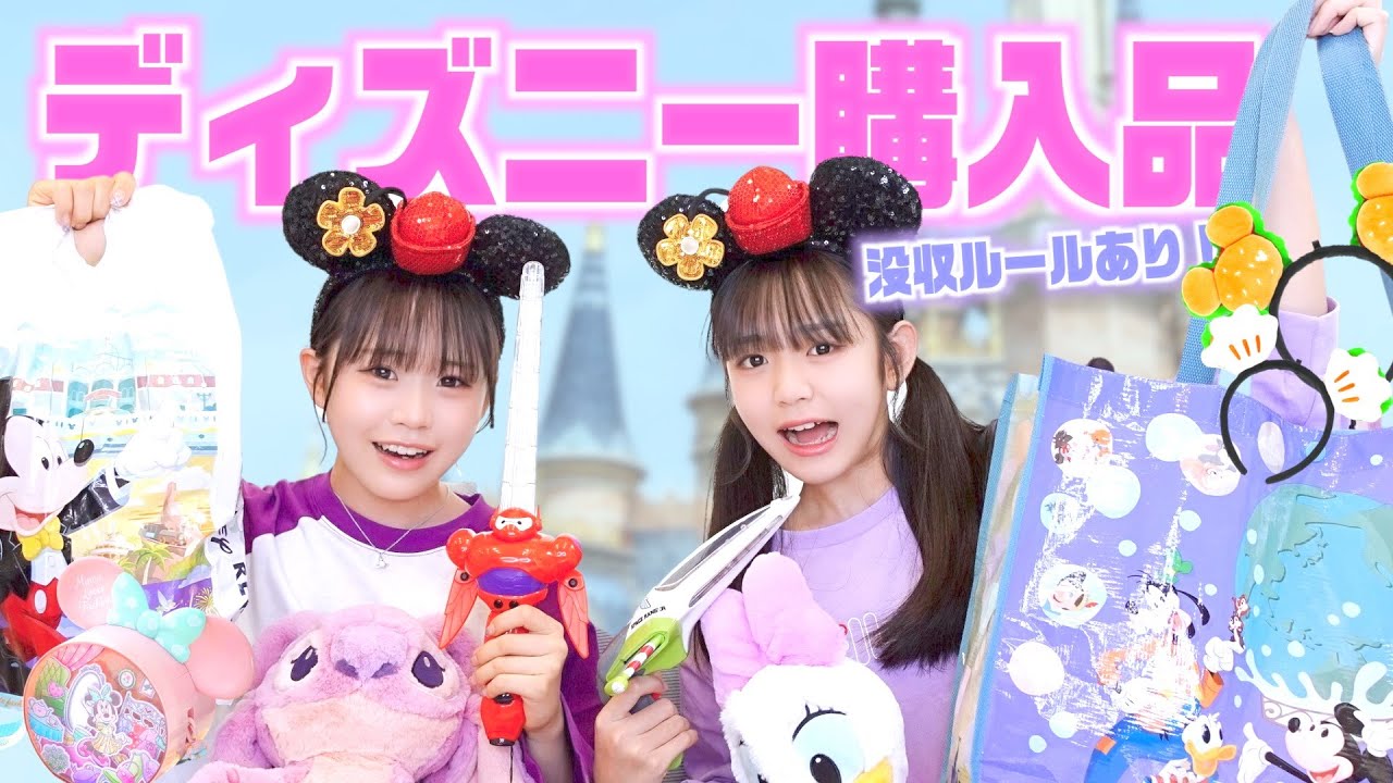 ディズニー購入品紹介で噛んだら即没収！したらガチで悲しくなりました・・・