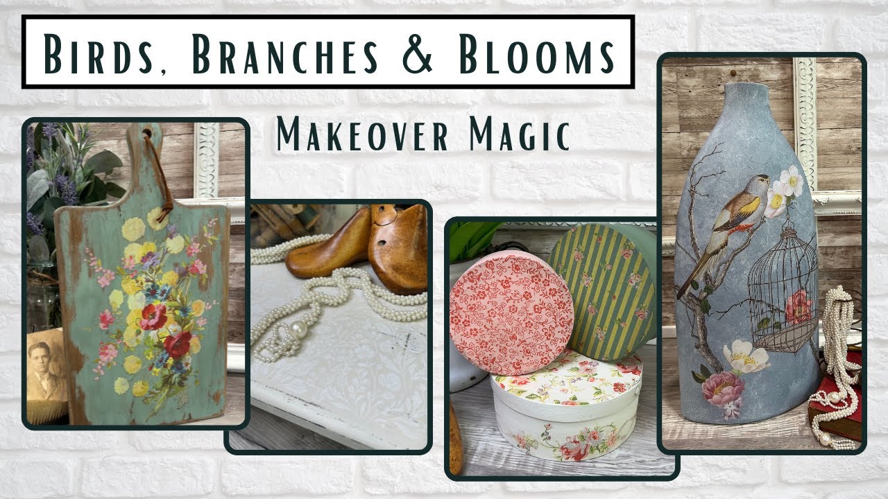 From Drab to Dreamy: 4 Thrifted Makeovers using IOD