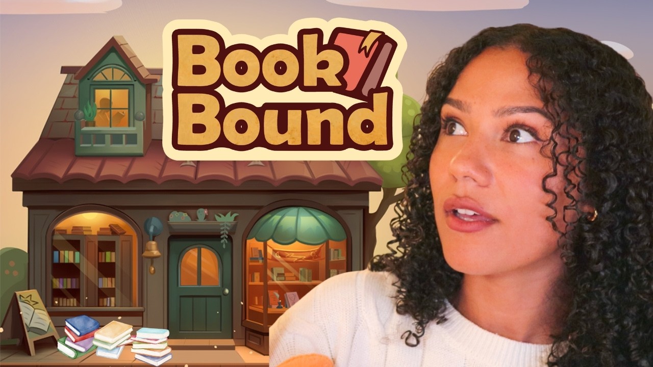 another bookshop cozy game!!📚 let's try Book Bound!