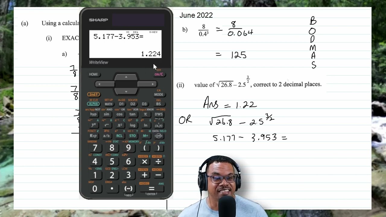 CSEC Math Paper 2 Question 1s June 2022-2019