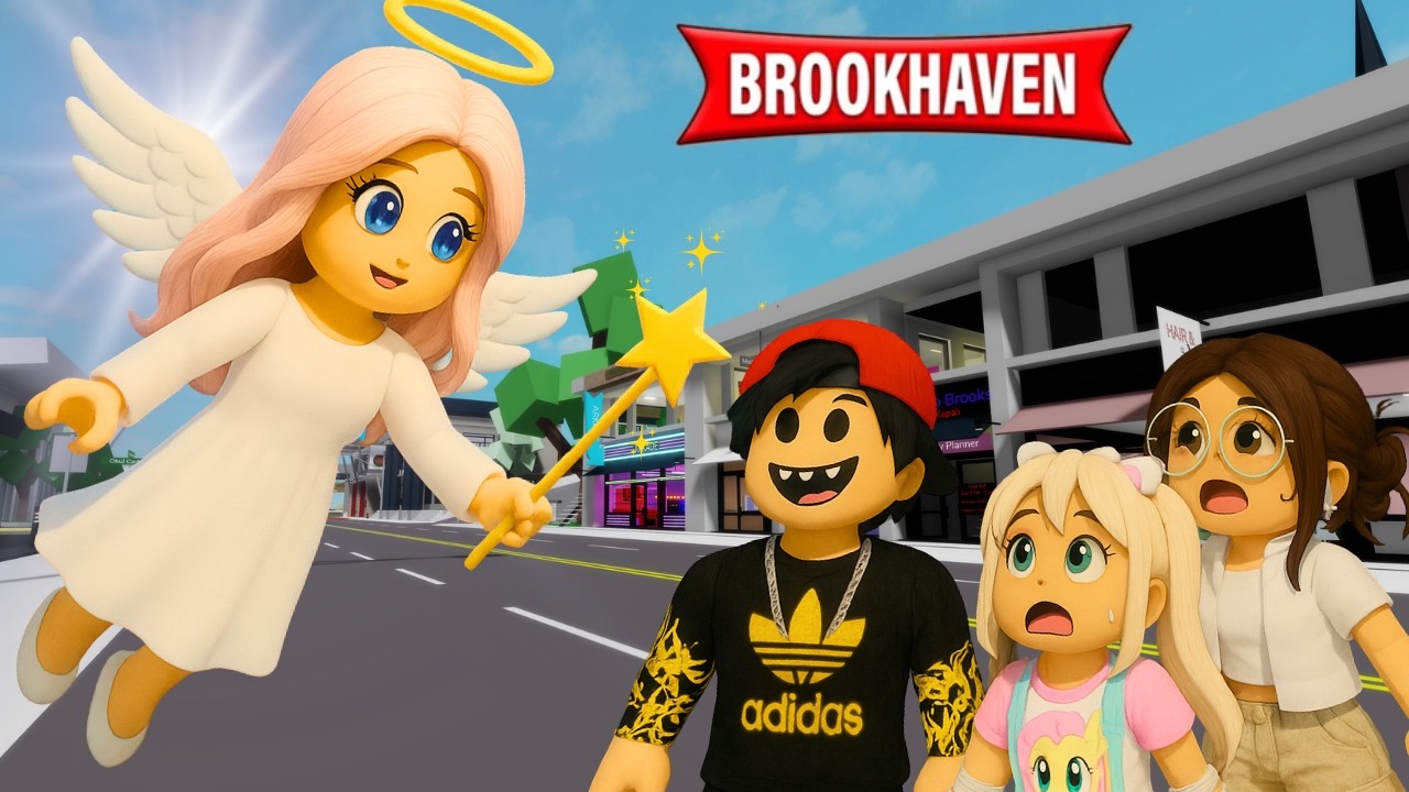 BROOKHAVEN'DA İYİLİK MELEĞİ OLUP HERKESE İYİLİK YAPTIM😱ROBLOX BROOKHAVEN🏡RP