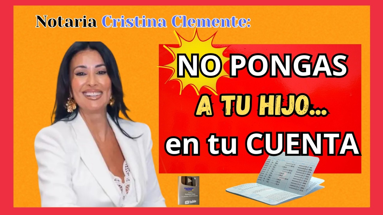 👿⚠️𝐄𝐫𝐫𝐨𝐫... 𝐍𝐎 𝐏𝐨𝐧𝐠𝐚𝐬 𝐚 𝐓𝐔 𝐇𝐈𝐉𝐎 𝐜𝐨𝐦𝐨 𝐓𝐢𝐭𝐮𝐥𝐚𝐫 𝐞𝐧 𝐓𝐔 𝐂𝐔𝐄𝐍𝐓𝐀😉 #gestionesfaciles #cuentacorriente #banco