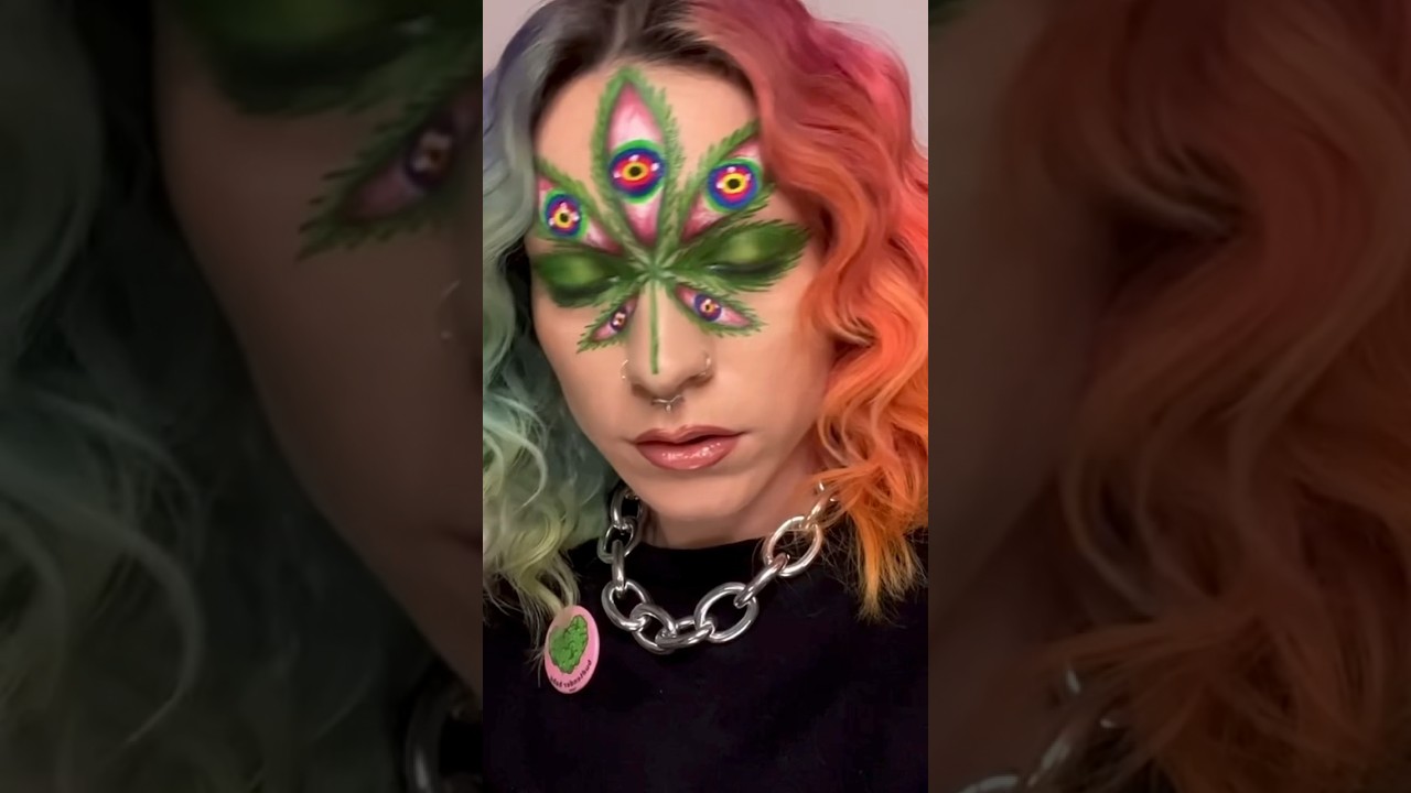 420 Makeup 💚 #makeup #tutorial #420