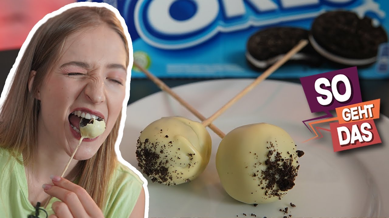OREO CAKE-POPS SELBER MACHEN I 3 ZUTATEN I NO BAKING I SO GEHT DAS