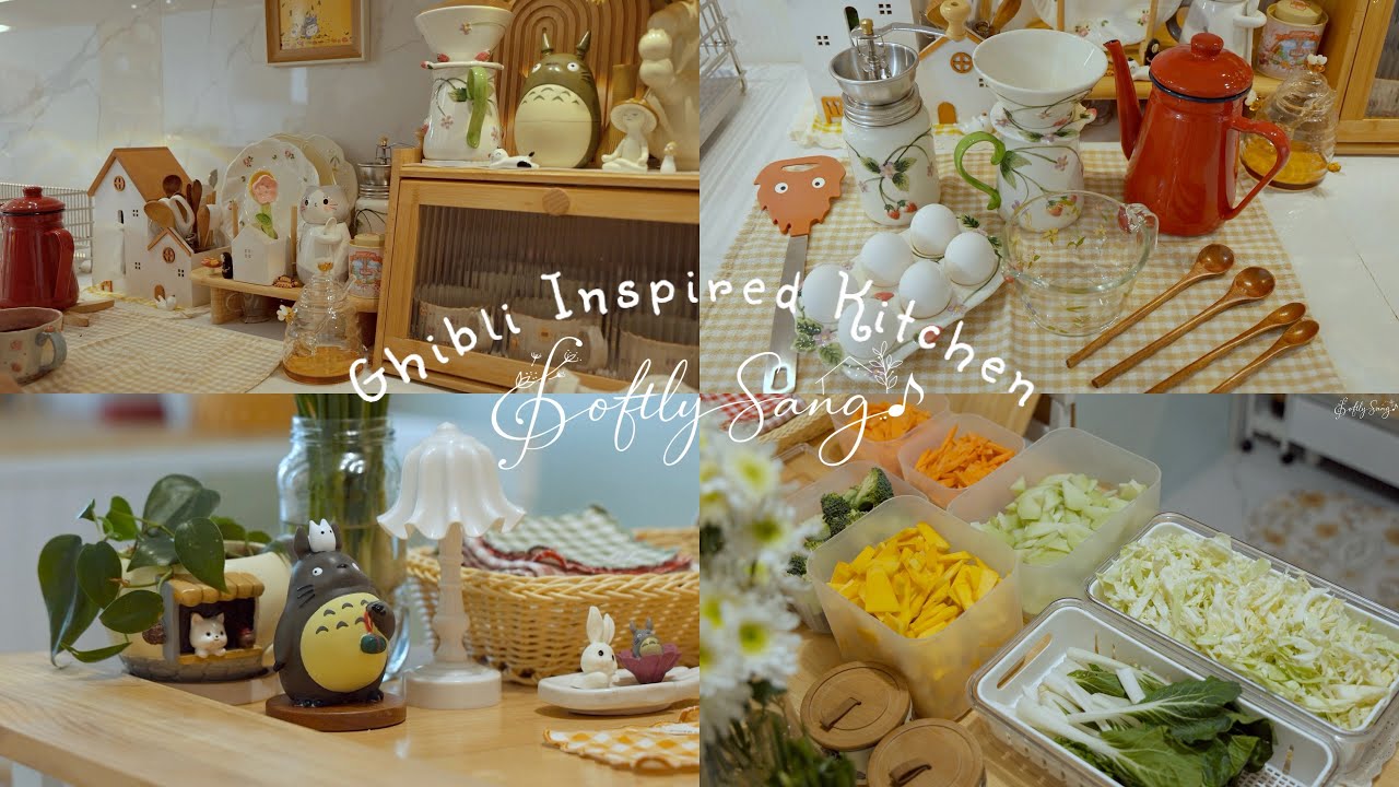Ghibli Inspired Kitchen 🫖&hearts;️🌿 | Homemaking Routine 🏡