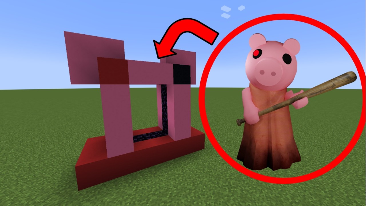 Making a Portal to The Roblox Piggy Dimension!! *The 4th 2017 Friday!*