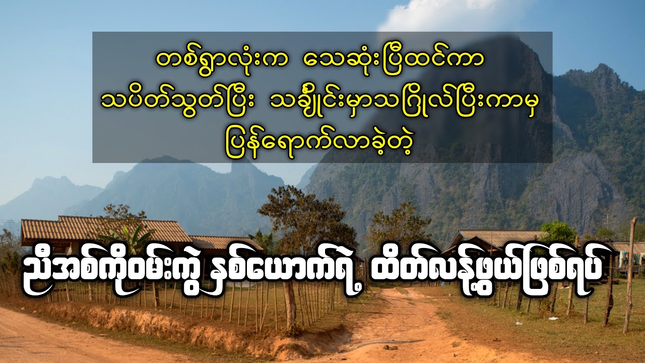 သေပြီထင်ကာ သပိတ်သွတ်ပြီး သင်္ချိုင်းမှာသဂြိုလ်ပြီးမှ ပြန်ရောက်လာတဲ့ ညီအစ်ကိုနှစ်ယောက်ရဲ့ဖြစ်ရပ်