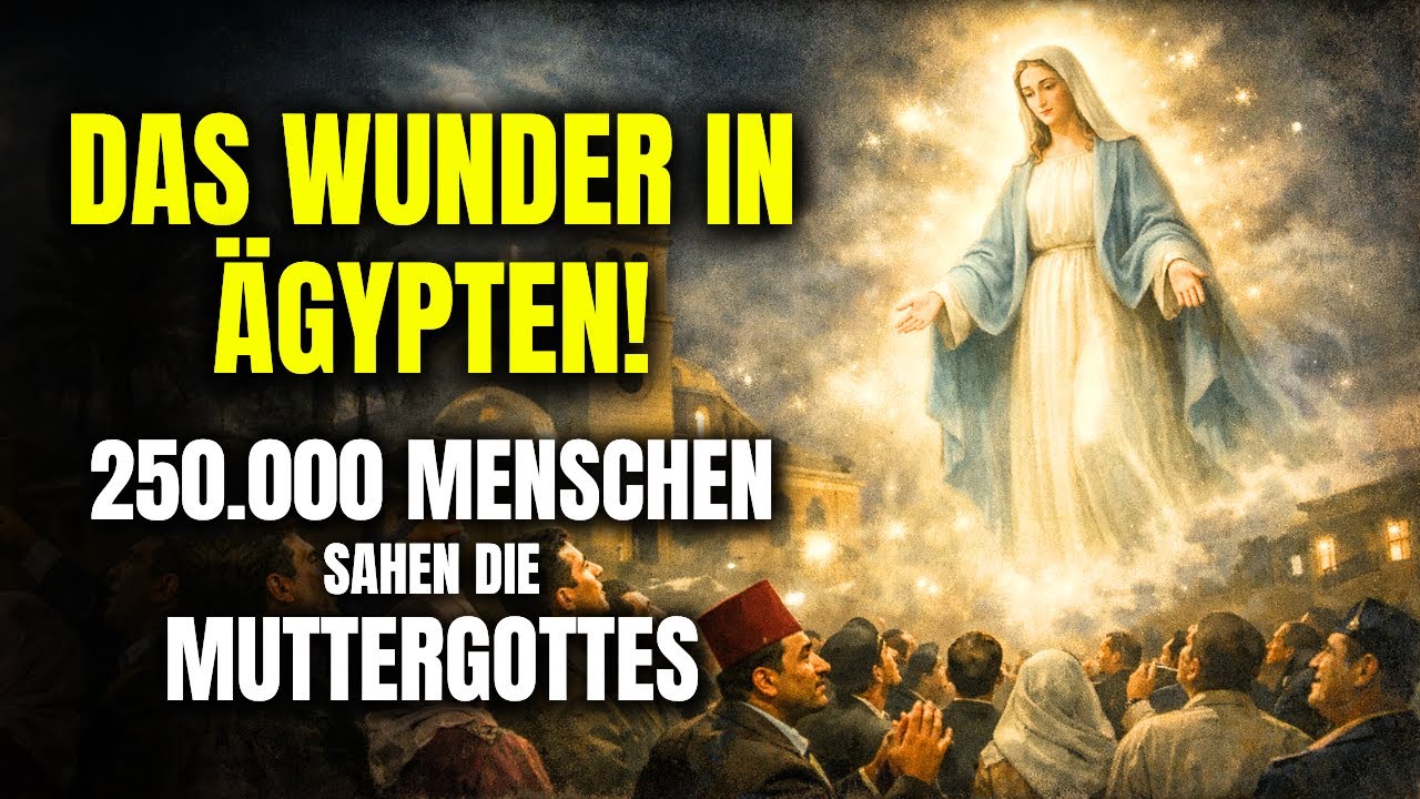 Über 250.000 MENSCHEN Sahen Die MUTTERGOTTES! Was Sich In Ägypten Ereignete, Schockiert Die Welt!