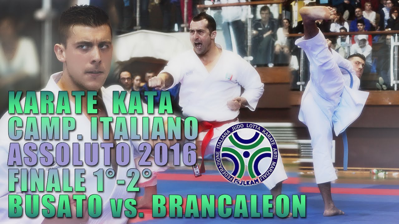 Karate Kata Assoluti 2016 - Finale 1/2M BUSATO vs. BRANCALEON