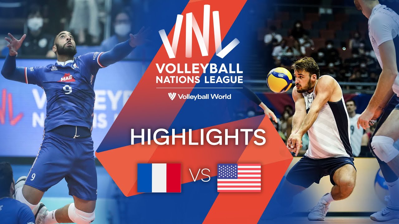 🇫🇷 FRA vs. 🇺🇸 USA - Highlights Week 3 | Men's VNL 2022