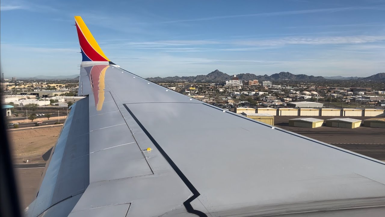 Southwest Airlines Boeing 737 Max 8 Chicago Midway (KMDW) to Phoenix Sky Harbor (KPHX)