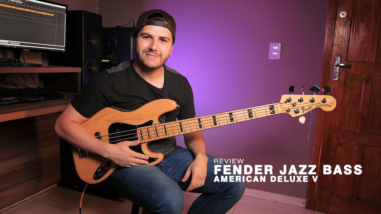 Review Contrabaixo -  Fender Jazz Bass American Deluxe 5 - Samuel Santos