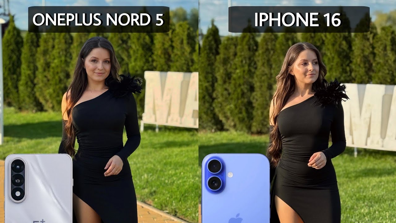 Сравнение камер OnePlus Nord 5 5G и iPhone 16