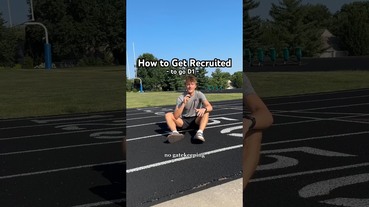 Becoming a college athlete is simple, really #tracknfield #athlete #recruiting