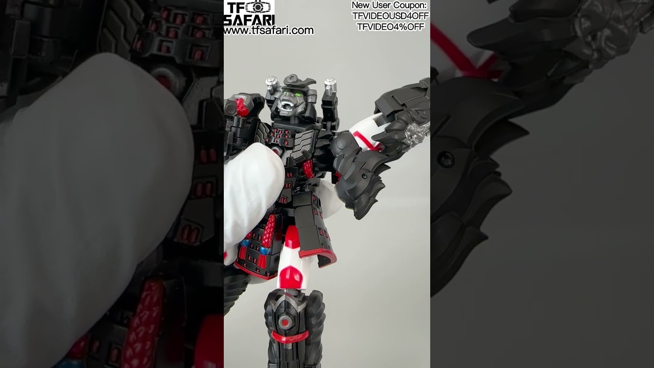 Quick Transformation Video for Iron Factory IF EX75 EX-75 Oosarushogun Iron Samurai #transformers