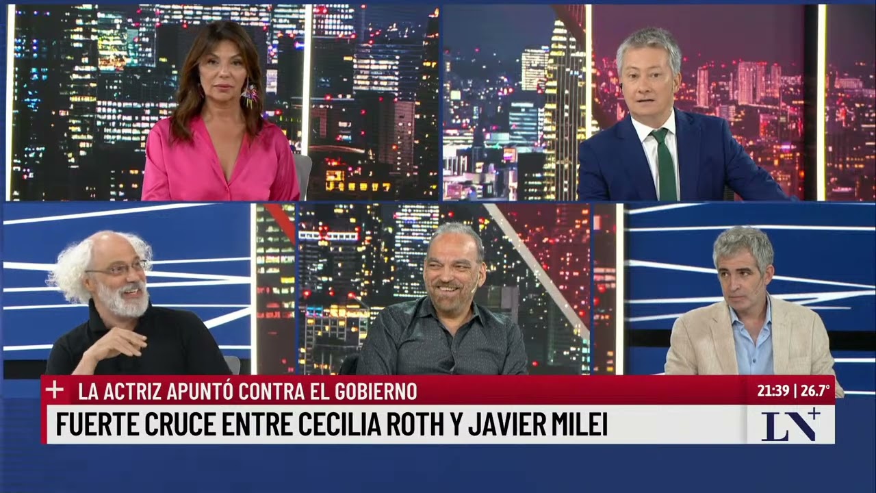 Fuerte cruce entre Cecilia Roth y Javier Milei; el análisis de Diego Recalde y Fernando Iglesias