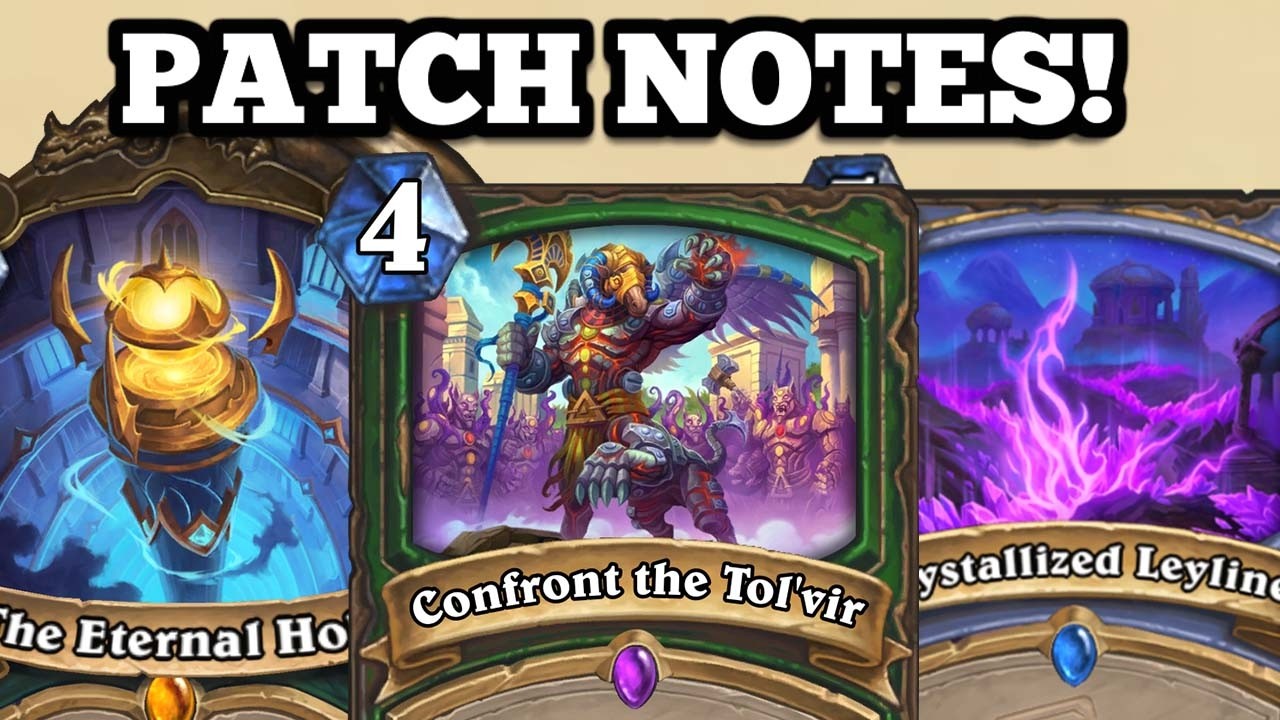 ALL NERFS REVEALED! Tol'vir only goes to 4 mana!? Eternal Hold is dead?