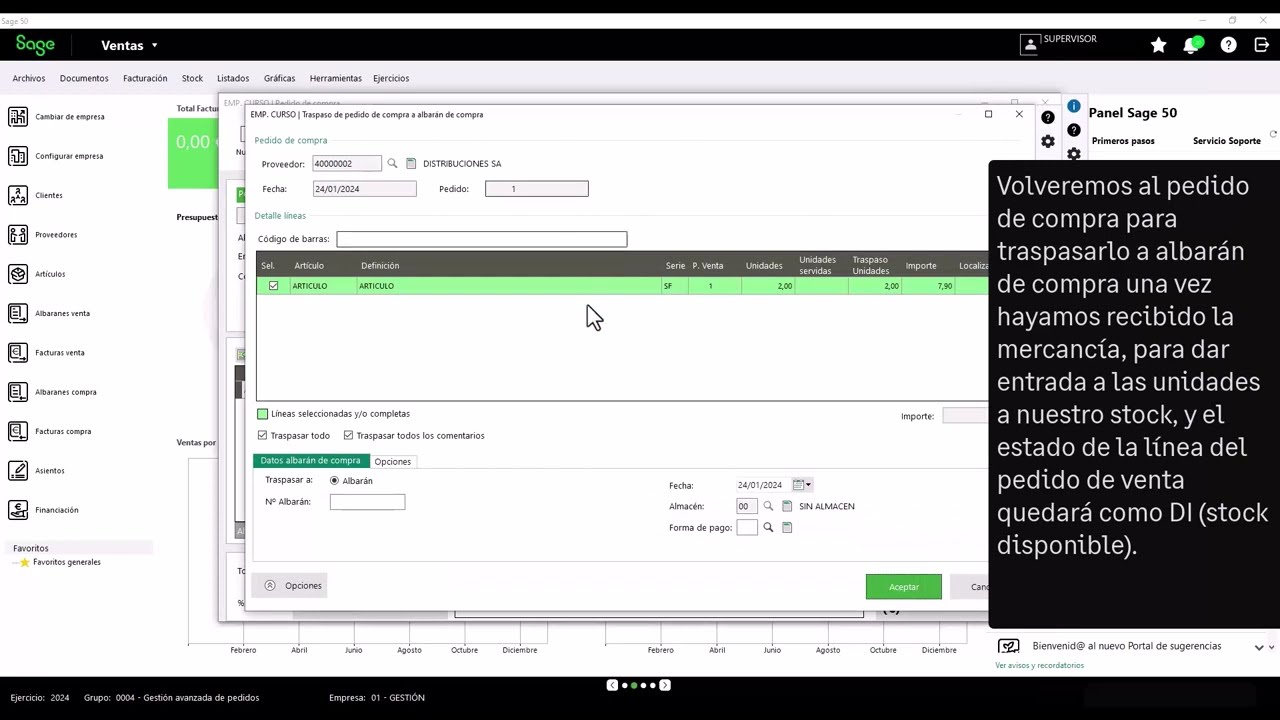 Gestión avanzada de pedidos