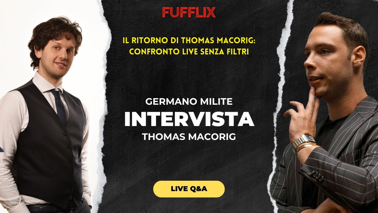 Il ritorno di Thomas Macorig: confronto in diretta con il 