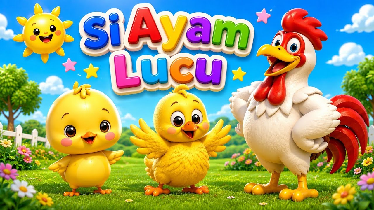 Si Ayam Lucu - lagu anak Indonesia | lagu anak populer-terbaru  