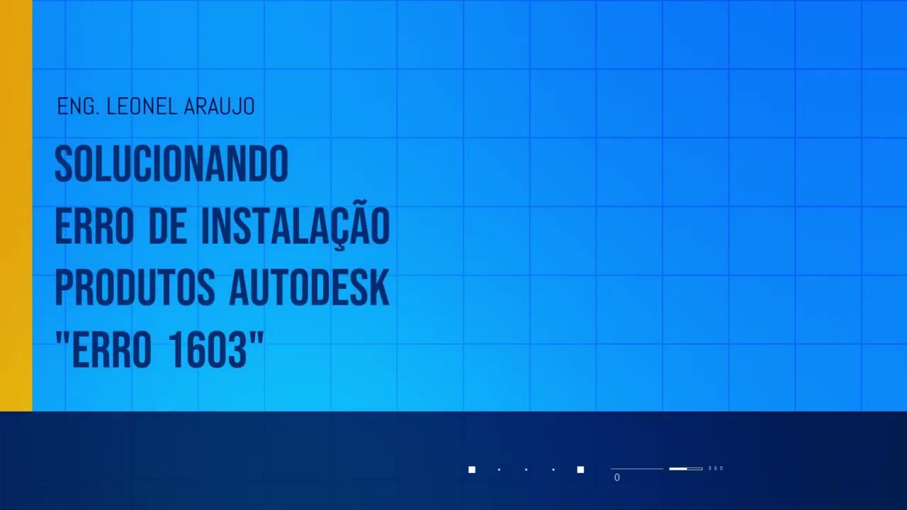 SOLUCIONANDO ERRO DE INSTALAÇÃO DOS PRODUTOS AUTODESK - ERRO 1603