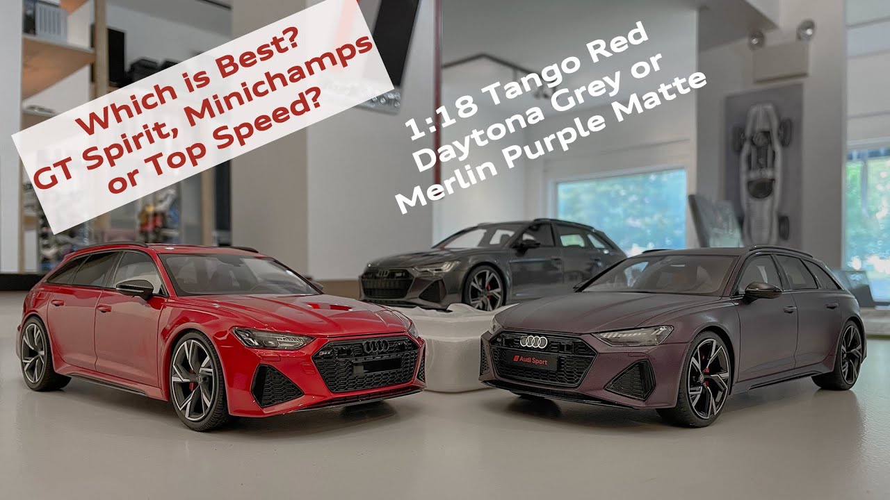 1:18 Audi RS 6 Avant Comparo: GT Spirit vs. Minichamps vs. Top Speed