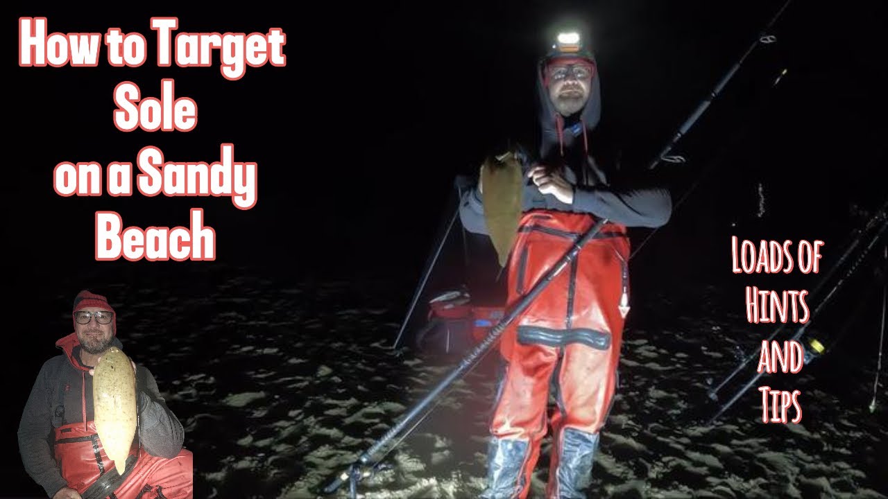 Sea fishing UK - Beach fishing for Sole at Southbourne.