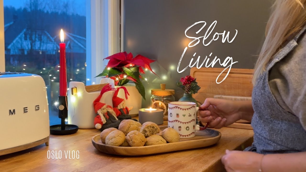 Oslo Walk & Cozy Afternoon Baking Peppern&oslash;tter | Slow Living Vlog